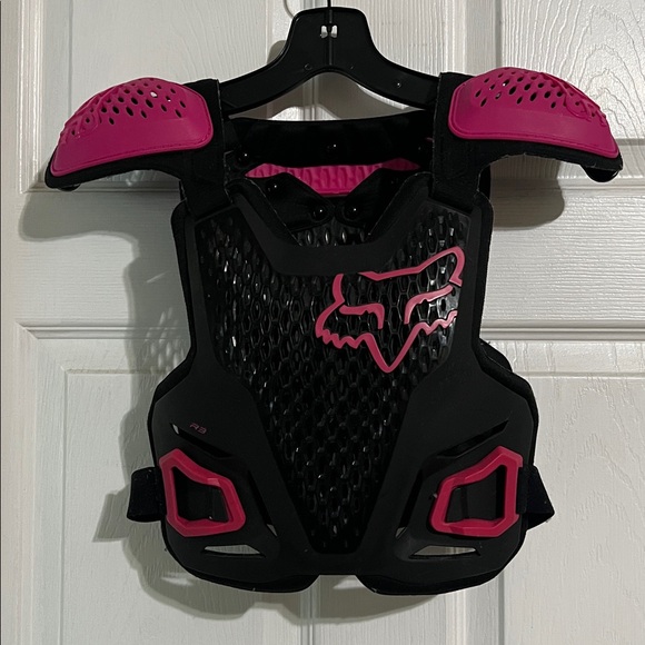 Fox Racing R3 Youth Chest Protector - Pink - Picture 2 of 6